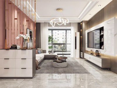 现代客餐厅3D模型下载